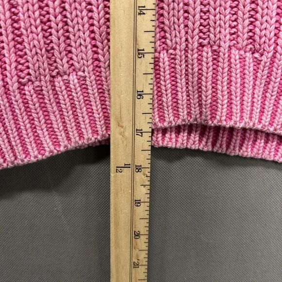 Aeropostale Sweater Womens XS Pink Long Sleeve Pullover Cable Knit - Picture 6 of 7